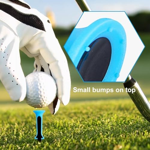 Golf Tees - Trajectory Correcting Tool - Portable 3.15 Inch Tall Golf Tees - Image 2