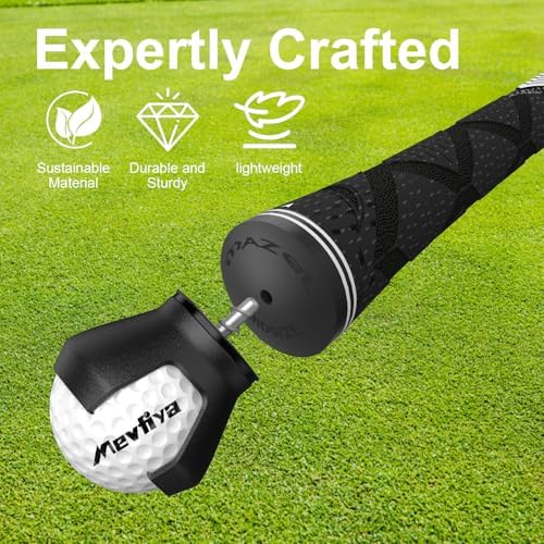 MAZEL 4 Pcs Ball Grabber Golf Ball Pick Up Retriever Claw Sucker Tool Fit Golf - Image 2