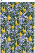 Lemon Tile Golf Towel Microfiber by Unknown