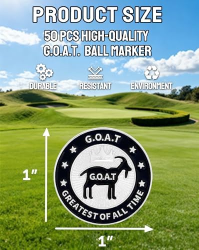 50 Pcs Goat Golf Ball Markers - Image 5