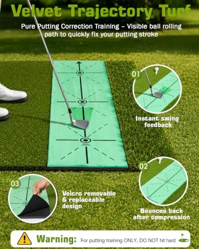 Fitense Golf Hitting Mat 6x4ft - Image 4