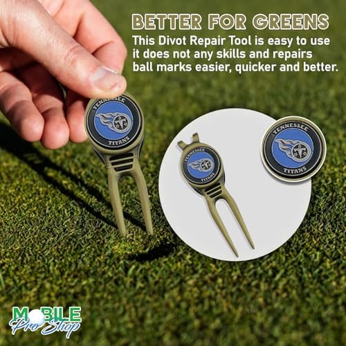 Divot Repair Tool with Double-Sided Removable Magnetic Ball Marker - Image 6