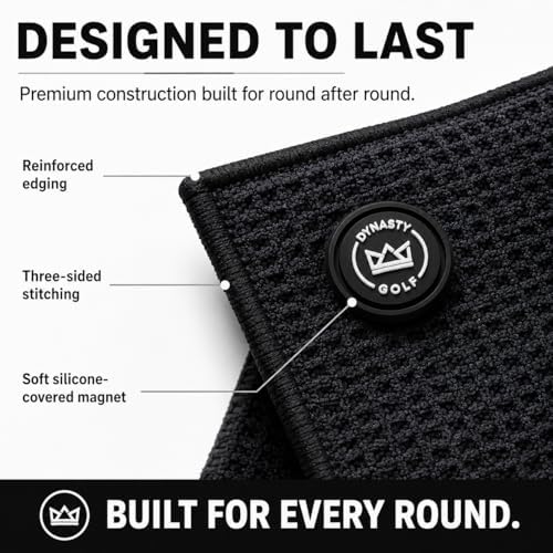 Dynasty Golf Magnetic Golf Towel, Quick Pickup During Play - Image 6
