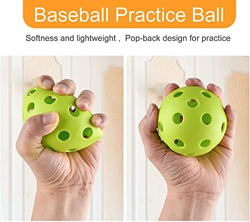 Coopay 24/80 Pack Practice Baseball SoftBalls Plastic Training Balls - Image 3