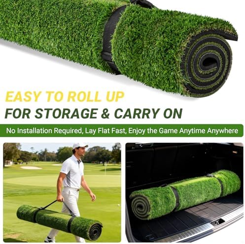 Neoaider Elite Dual-Turf Golf Hitting Mat, 5x4ft/6x4ft Golf Mat - Image 6
