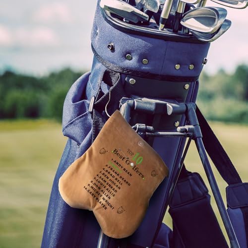 Personalized Golf Ball Bag, Custom Cartoon Character & Name on Golf Shag Bag - Image 4