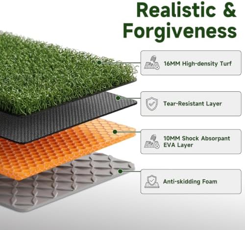 Golf Hitting Mat 5x4FT & 6x4FT - Image 4