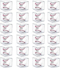 24 Pack Clear Acrylic Baseball Case Display by VOLEAARWALLPAPER