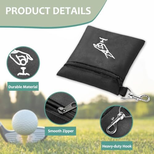 TOGETRUE Golf Tee Pouch, Golf Bag Holder - Image 3