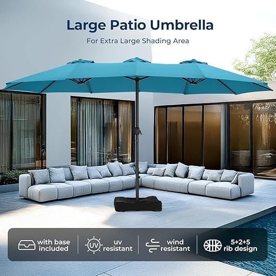 Rectangular Patio Umbrella - Image 7