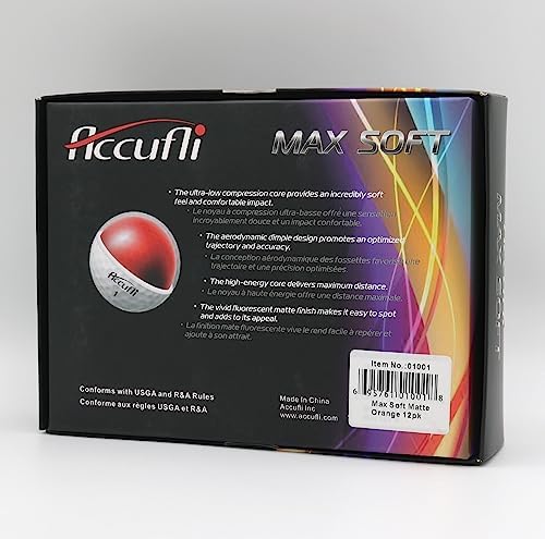 ACCUFLI Max Soft Matte Golf Balls - Image 3