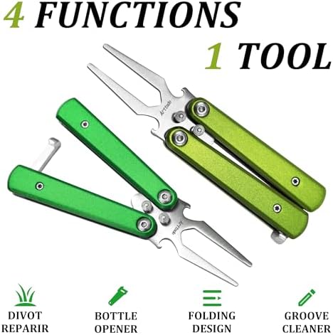 Golf Divot Tool, Foldable Stainless Steel - Image 2