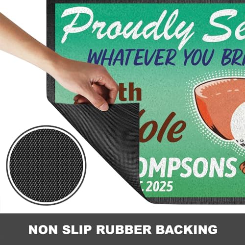 Personalized Golf Doormat – Retro 19th Hole Welcome Mat - Image 6