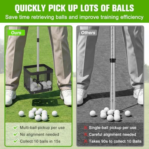 Golf Ball Picker Upper, No Bending Golf Ball Retriever - Image 2