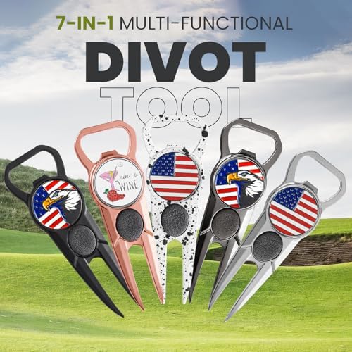 FINGER TEN 7-in-1 Golf Divot Repair Tool - Image 6