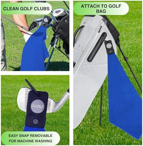 Magnetic Golf Towels for Golf Bags - Image 3