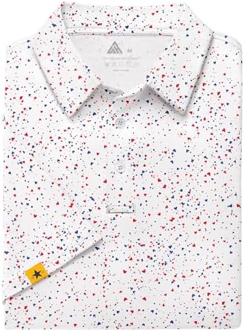 ZITY Mens Golf Polo Shirts Short Sleeve UPF 50+ Moisture Wicking Tshirt - Image 6