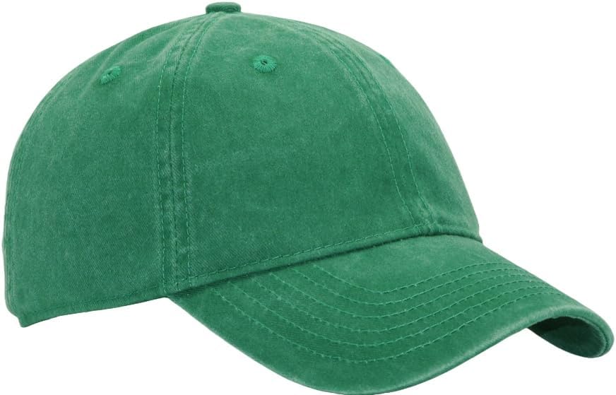 Vintage Washed Baseball Cap | Fits XL/XXL Heads | One Size | Adjustable Golf - Image 3