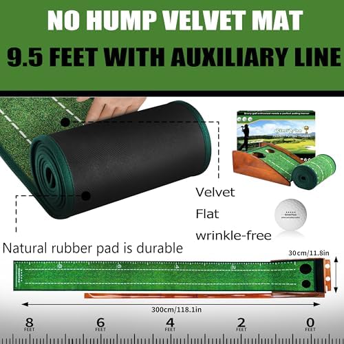 GimYaa Golf Putting mat Green Indoor and Outdoor - Image 3