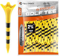 Durable Plastic Golf Tees, 100/50 Pack, Designed to Reduce Friction and Side by FULLCHOICE