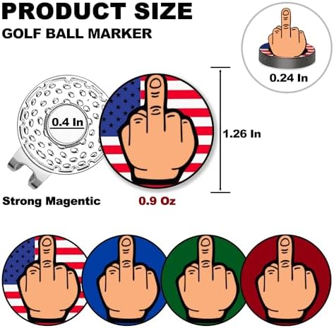 Golf Ball Marker, Middle Finger Ball Marker - Image 4