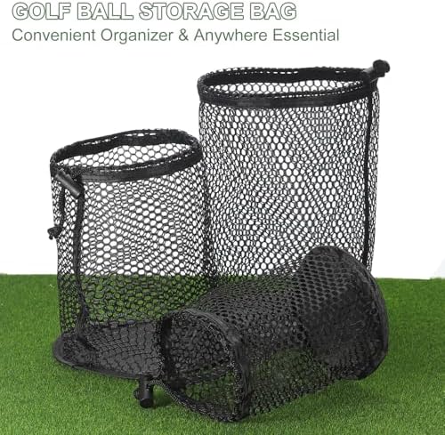 Golf Ball Storage Bag Nylon Mesh Golf Pouch - Image 4