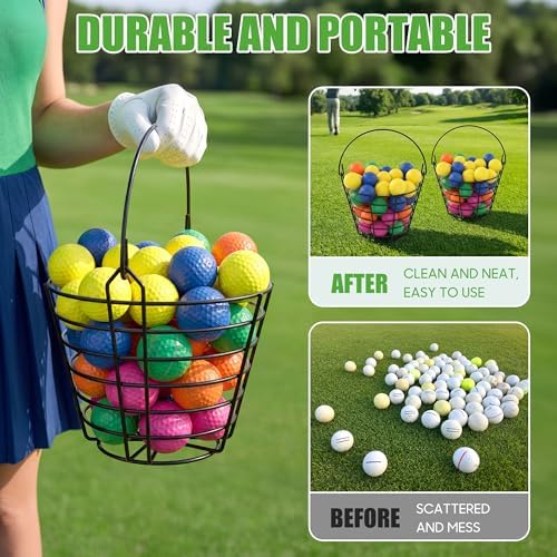 10L0L 2‑Pack Metal Golf Ball Basket - Image 6