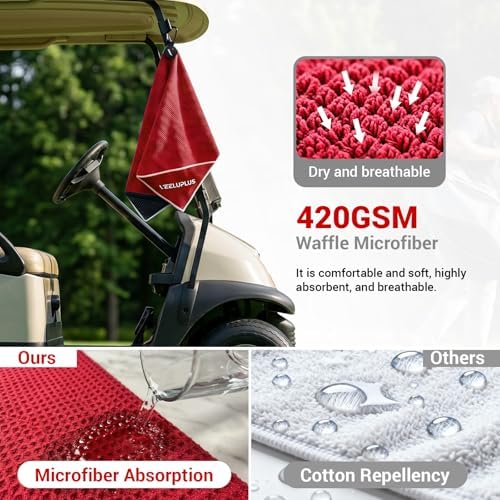 4-in-1 Magnetic Golf Towel - Image 5