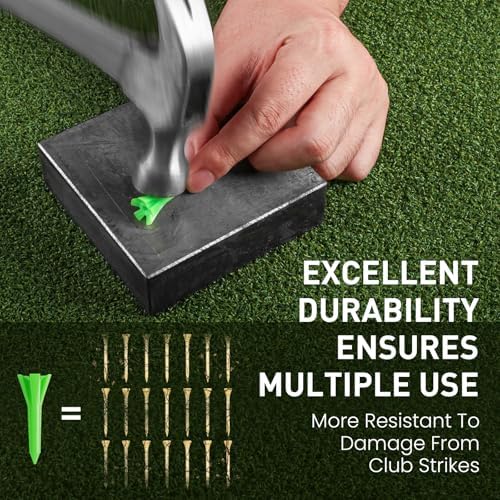 Golf Tees 5 Prong Design Plastic Short Golf Tees 1 1/2 Inch Bulk - Image 4