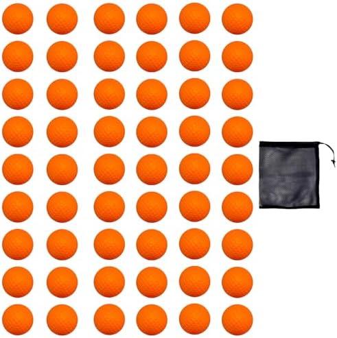 Foam Golf Practice Balls 16 or 54 Pack Soft Limited Flight Golf Balls by Unknown
