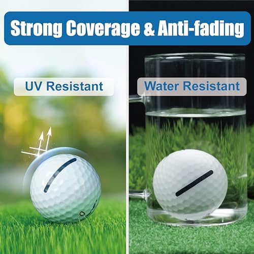 SANDIAN, 6 Pack, Golf Ball Aignment Lines Integrated Permanent Markers - Image 4