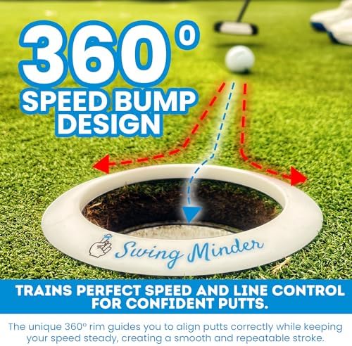 Swing Minder Speed Trap Putting Ring, 4.25" Golf Putting Target - Image 3