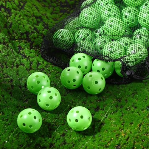 MiniInflat 80 Pcs Practice Golf Balls Plastic 42mm - Image 4