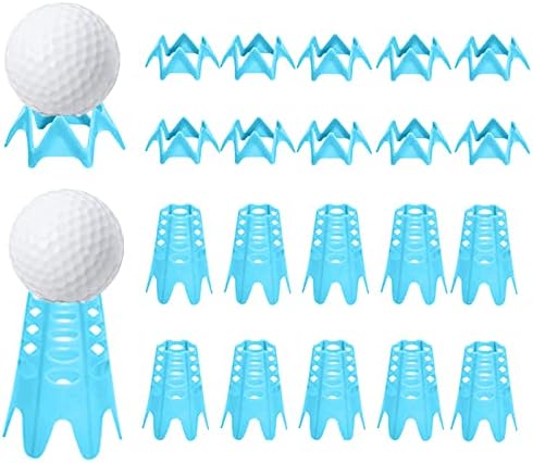 Plastic Golf Simulator Tees for Indoor Outdoor Practice Training, Golf Mat Tees by Ruyshu