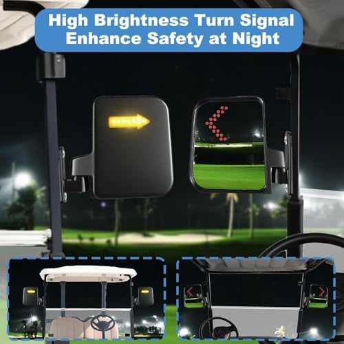 MOSNAI Golf Cart Side Mirrors - Image 3