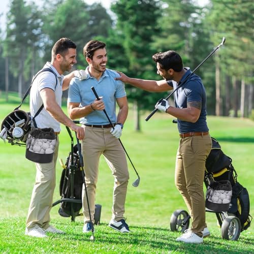 JJUNW 2 Pcs Golf Balls Storage Bag, Nylon Mesh Golf Ball Bags, Golf Pouch Bags - Image 7