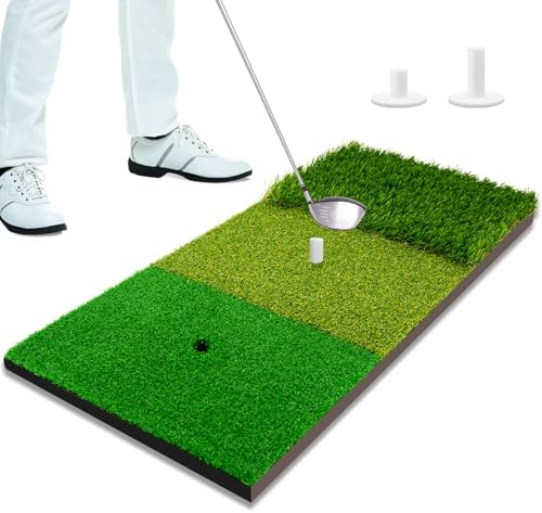 Golf Practice Mat, Golf Mats for Backyard Office & Garage Hitting Training by GearJoy