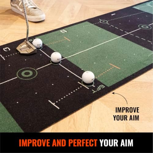 WELLPUTT - Golf Putting Training Mat - 13ft Green - Image 4
