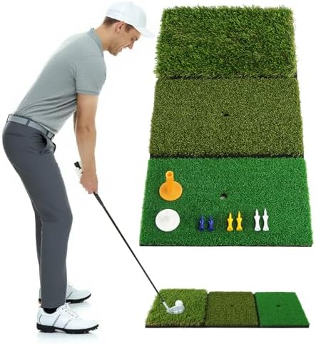 Golf Practice Mats, Swing & Putting Training -Perfect by Unknown