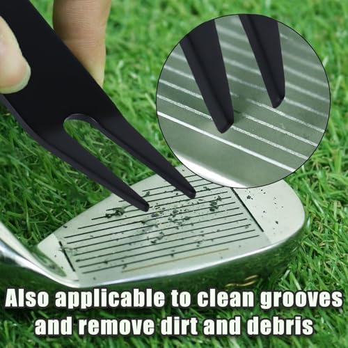 4 Pcs Bending Golf Divot Repair Tool Bent Golf Turf Repair Fork Metal Golf Fork - Image 7
