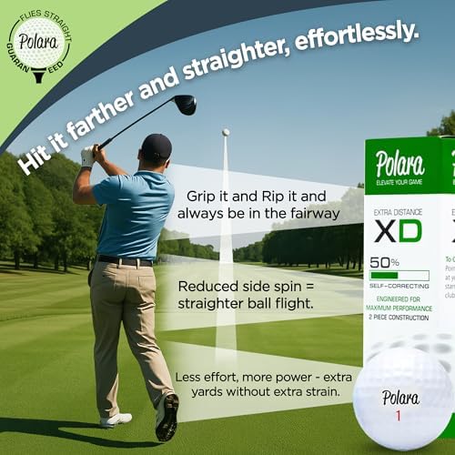 Polara Self-Correcting Golf Balls, Soft Feel, Straighter Flight - Image 4