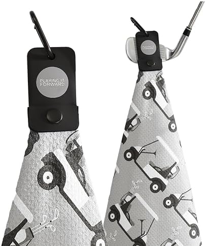 Magnetic Golf Towels for Golf Bags by PlayingItForward