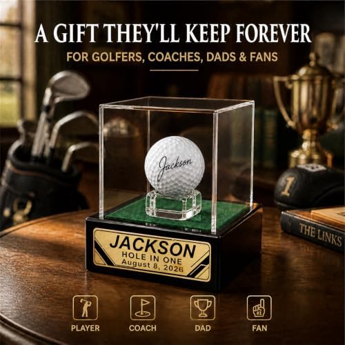 Personalized Golf Ball Display Case - Image 7