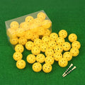 26 Pack Practice Golf Balls, 41mm Hollow Airflow Plastic Golf Balls by Bac-kitchen