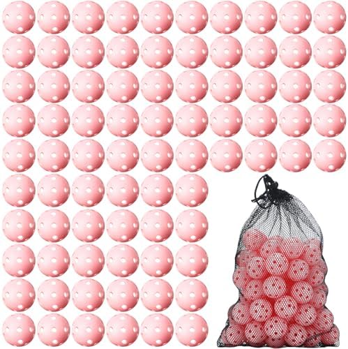 MiniInflat 80 Pcs Practice Golf Balls Plastic 42mm by MiniInflat