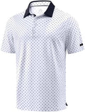 Obla Men's Golf Shirt Short Sleeve Dry Fit Collared Polo Shirts by OBLA