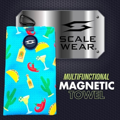 Magnetic Microfiber Waffle Golf Towel Large 16"x24" Clean - Image 3