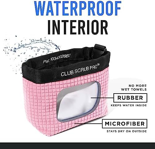 Club Scrub Golf Club and Golf Ball Cleaning Bag, Waterproof Clean Face - Image 3