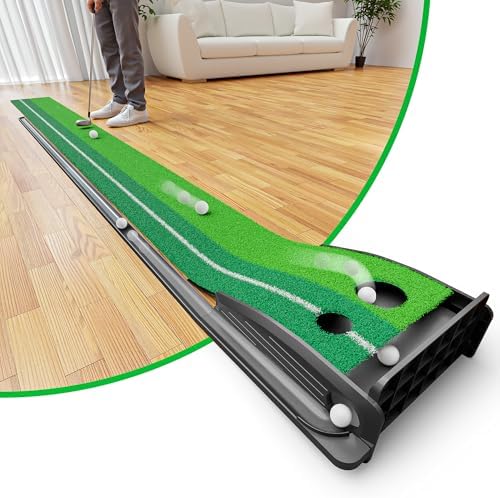 Golf Putting Green Indoor Putting Mat Golf Practice Green by POIACMVOIA
