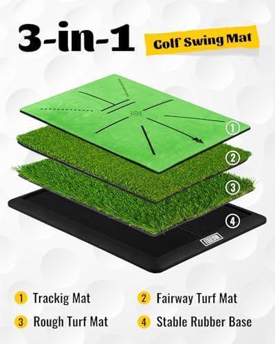 High-Precision Golf Hitting Mat – Practice Mat - Image 3